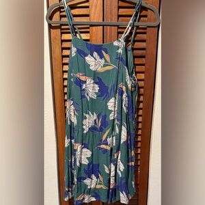 O'Neill Green Floral Mini Dress
